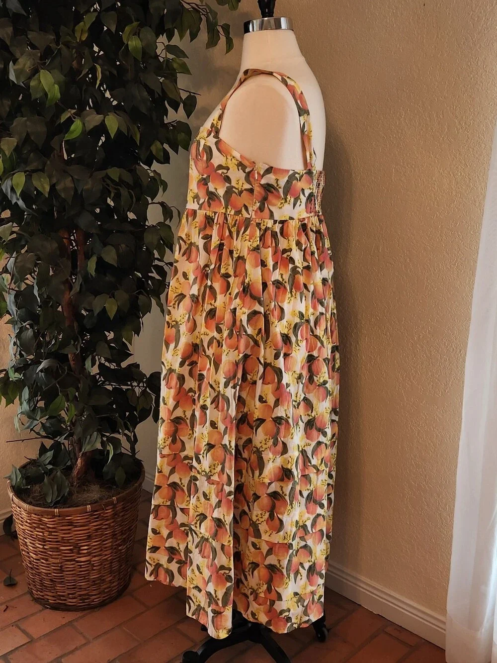 J. Crew Square Neck Midi Dress in Cotton Poplin - NWT